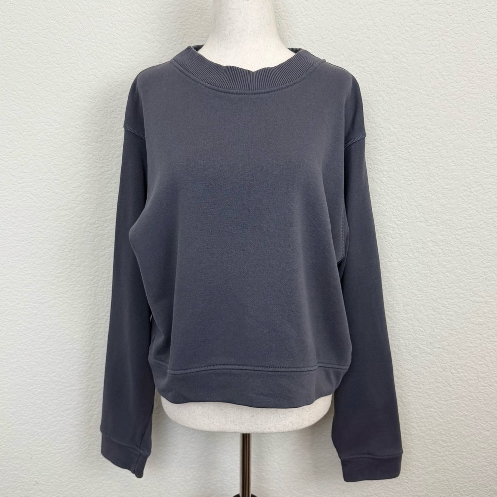 Varley Charcoal Gray Crewneck Sweatshirt